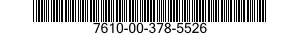7610-00-378-5526  7610003785526 003785526