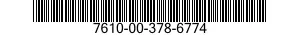 7610-00-378-6774  7610003786774 003786774