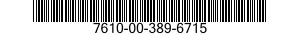 7610-00-389-6715  7610003896715 003896715