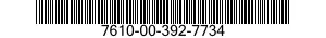 7610-00-392-7734  7610003927734 003927734