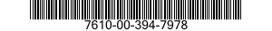 7610-00-394-7978  7610003947978 003947978