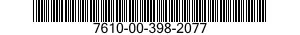7610-00-398-2077  7610003982077 003982077