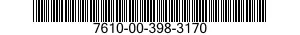 7610-00-398-3170  7610003983170 003983170