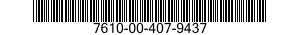 7610-00-407-9437  7610004079437 004079437