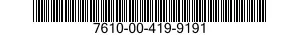 7610-00-419-9191  7610004199191 004199191