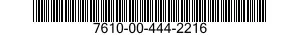 7610-00-444-2216  7610004442216 004442216