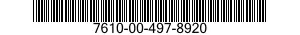 7610-00-497-8920  7610004978920 004978920