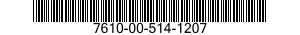 7610-00-514-1207  7610005141207 005141207