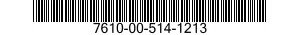 7610-00-514-1213  7610005141213 005141213