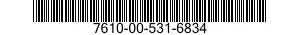 7610-00-531-6834  7610005316834 005316834