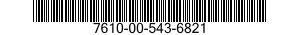 7610-00-543-6821  7610005436821 005436821