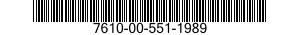 7610-00-551-1989  7610005511989 005511989