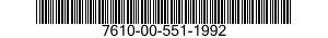7610-00-551-1992  7610005511992 005511992