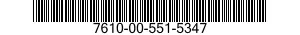7610-00-551-5347  7610005515347 005515347