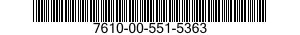 7610-00-551-5363  7610005515363 005515363