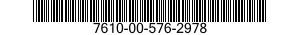 7610-00-576-2978  7610005762978 005762978