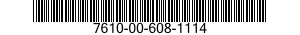 7610-00-608-1114  7610006081114 006081114