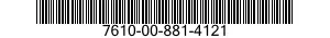 7610-00-881-4121  7610008814121 008814121