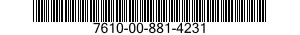 7610-00-881-4231  7610008814231 008814231
