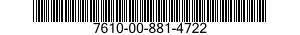 7610-00-881-4722  7610008814722 008814722