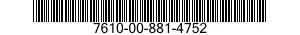 7610-00-881-4752  7610008814752 008814752