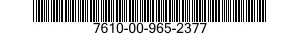 7610-00-965-2377  7610009652377 009652377
