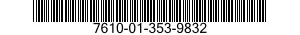 7610-01-353-9832 BOOK,CODE 7610013539832 013539832
