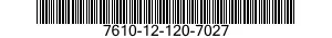 7610-12-120-7027  7610121207027 121207027