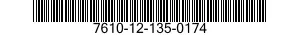 7610-12-135-0174  7610121350174 121350174