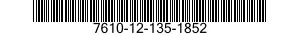 7610-12-135-1852  7610121351852 121351852