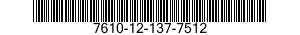 7610-12-137-7512  7610121377512 121377512
