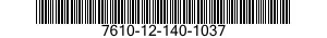 7610-12-140-1037  7610121401037 121401037