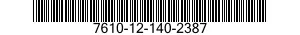 7610-12-140-2387  7610121402387 121402387