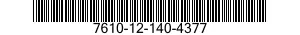 7610-12-140-4377  7610121404377 121404377