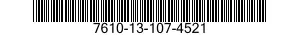 7610-13-107-4521  7610131074521 131074521