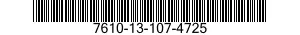 7610-13-107-4725  7610131074725 131074725