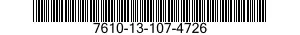 7610-13-107-4726  7610131074726 131074726