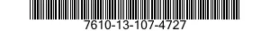 7610-13-107-4727  7610131074727 131074727