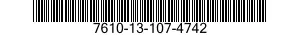 7610-13-107-4742  7610131074742 131074742
