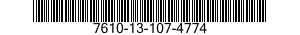 7610-13-107-4774  7610131074774 131074774