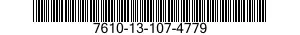 7610-13-107-4779  7610131074779 131074779