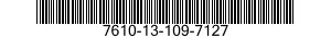 7610-13-109-7127  7610131097127 131097127
