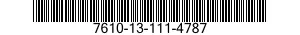7610-13-111-4787  7610131114787 131114787
