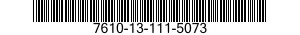 7610-13-111-5073  7610131115073 131115073