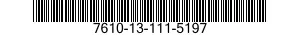 7610-13-111-5197  7610131115197 131115197