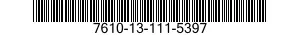 7610-13-111-5397  7610131115397 131115397