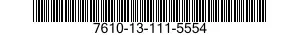 7610-13-111-5554  7610131115554 131115554