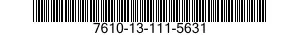 7610-13-111-5631  7610131115631 131115631