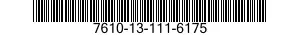 7610-13-111-6175  7610131116175 131116175