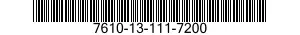 7610-13-111-7200  7610131117200 131117200